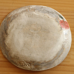 粉引きりんごのオーバル皿。 3枚目の画像