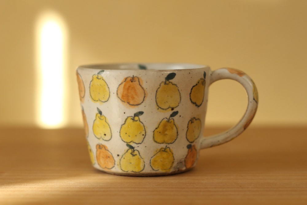 ステキ*＊ カップ 美濃焼 黄紅葉