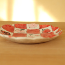 麵粉的方格可愛的東西格局15厘米拉菜的明星。 第4張的照片
