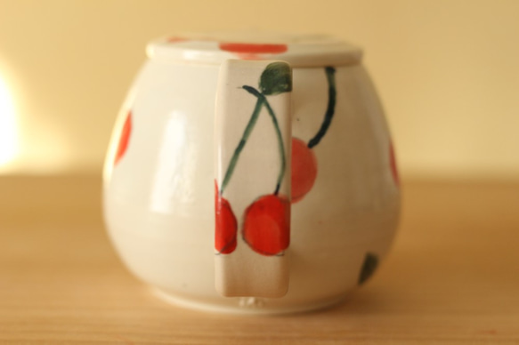 櫻桃茶壺。 第2張的照片