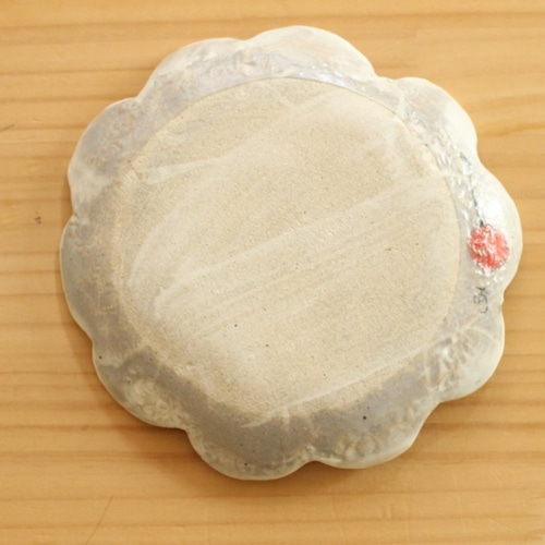 粉引きさくらんぼのお花形皿。 中皿 やまぐちあさこ。 通販 5710800
