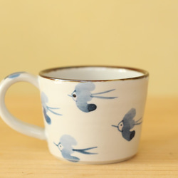 幸せの青い鳥のカップ。 3枚目の画像