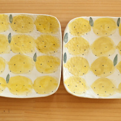 　粉引きレモンのトースト皿。 2枚目の画像