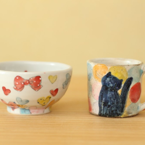 T様オーダー分器セット。 茶碗・めし碗 やまぐちあさこ。 通販