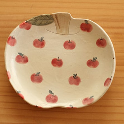 ※Creema限量粉狀蘋果形蛋糕盤。 第1張的照片