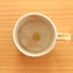 ※Creema限定受注制作　粉引き黄色とオレンジのレモンのカップ。 5枚目の画像