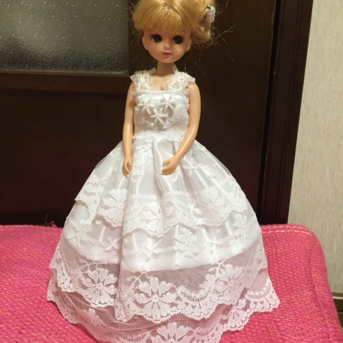 送料無料 リカちゃん☆可憐なウエディングドレス✨ その他人形