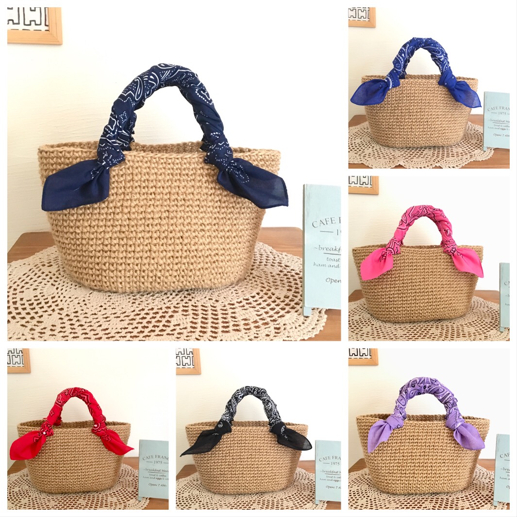 H.V.F.N バンダナカゴバック H.V.F.N バンダナカゴバック Amazon