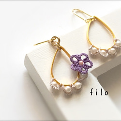 【再販】Spring Flower ピアス/イヤリング 1枚目の画像