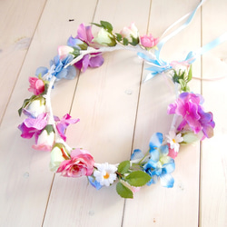 花冠 Flowercrown (green,blue,purple) 1枚目の画像