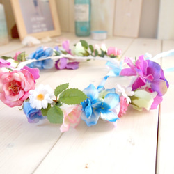 花冠 Flowercrown (green,blue,purple) 2枚目の画像