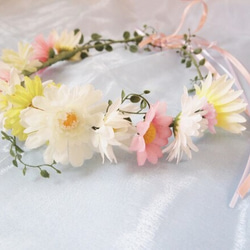 花冠 Flowercrown (yellow,pink,white) 3枚目の画像