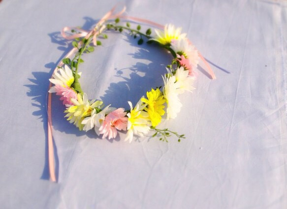 花冠 Flowercrown (yellow,pink,white) 5枚目の画像