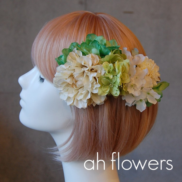 ウエディング・和装・成人式に　アンティークヘッドドレス　ah-002 1枚目の画像