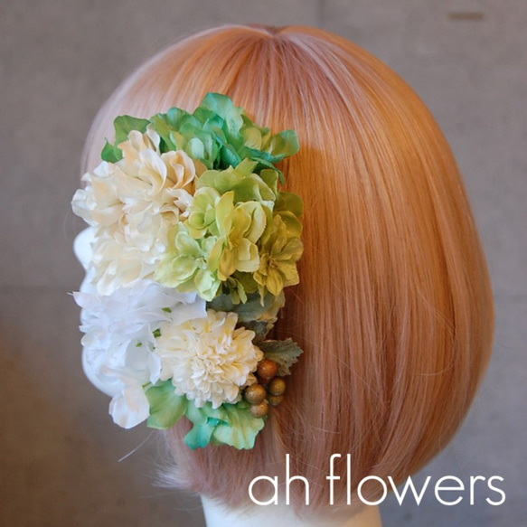 ウエディング・和装・成人式に　アンティークヘッドドレス　ah-002 3枚目の画像