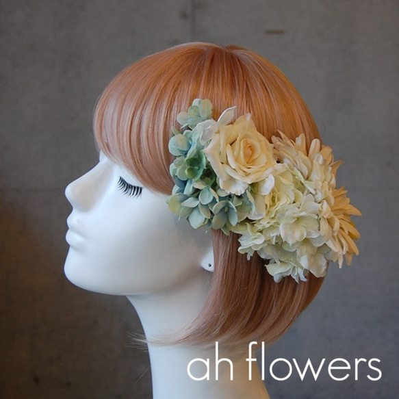 ウエディング・和装・成人式に　アンティークヘッドドレス　ah-011 3枚目の画像