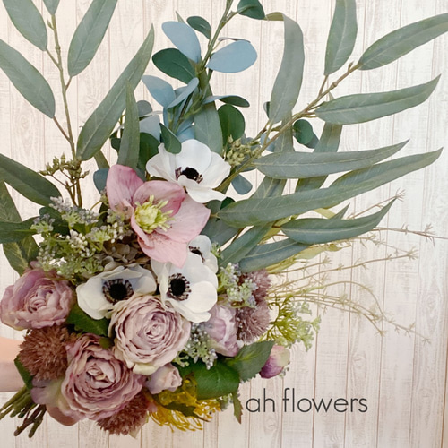 ワイルドクラッチブーケ ウエディングや海外挙式ビーチフォト前撮りに  