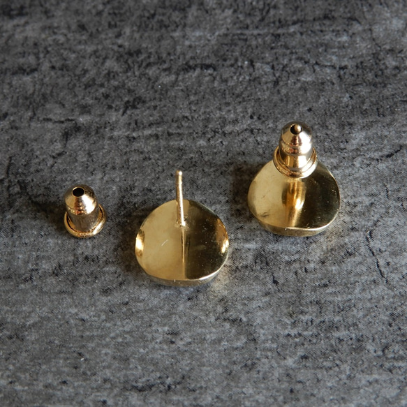 【再販】メッセージピアス / brass　005 3枚目の画像