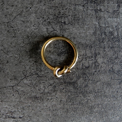 [再次上架/可調尺寸] 結環/黃銅 R021 第4張的照片