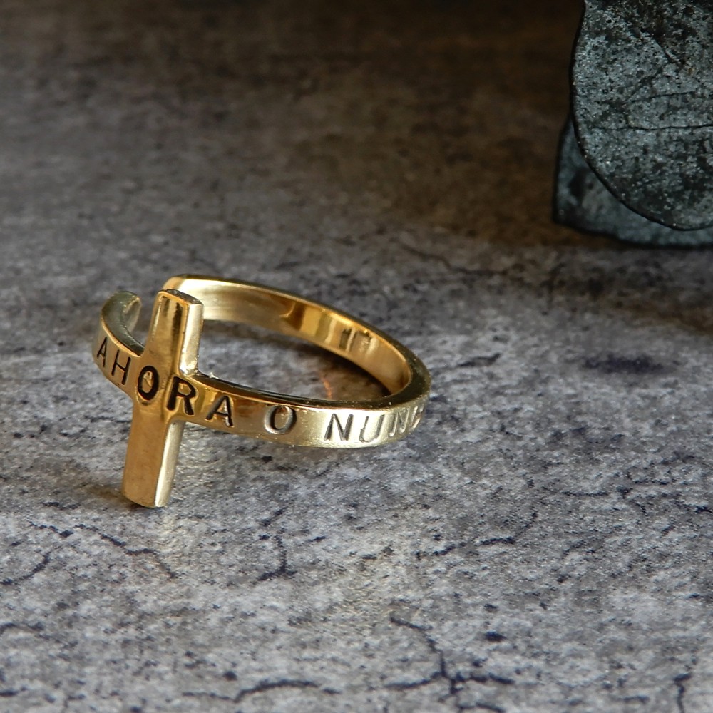 【再販・2WAY】スワッグイヤカフ クロス / brass　C061