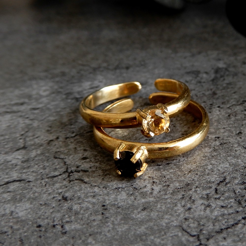 【再販・2WAY】スワッグイヤカフ ソリティア / brass　C069