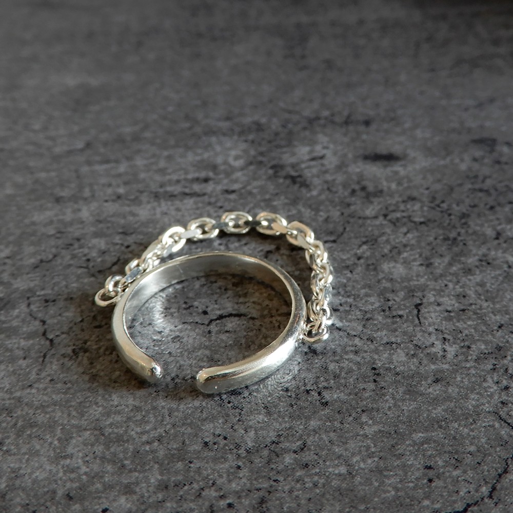 【再販】スワッグイヤカフ チェーン / silver　C070