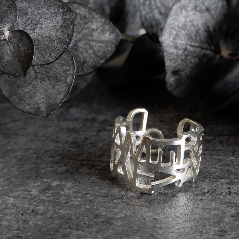 【再販・サイズ調整可】VFピンキーリング / silver　 R036