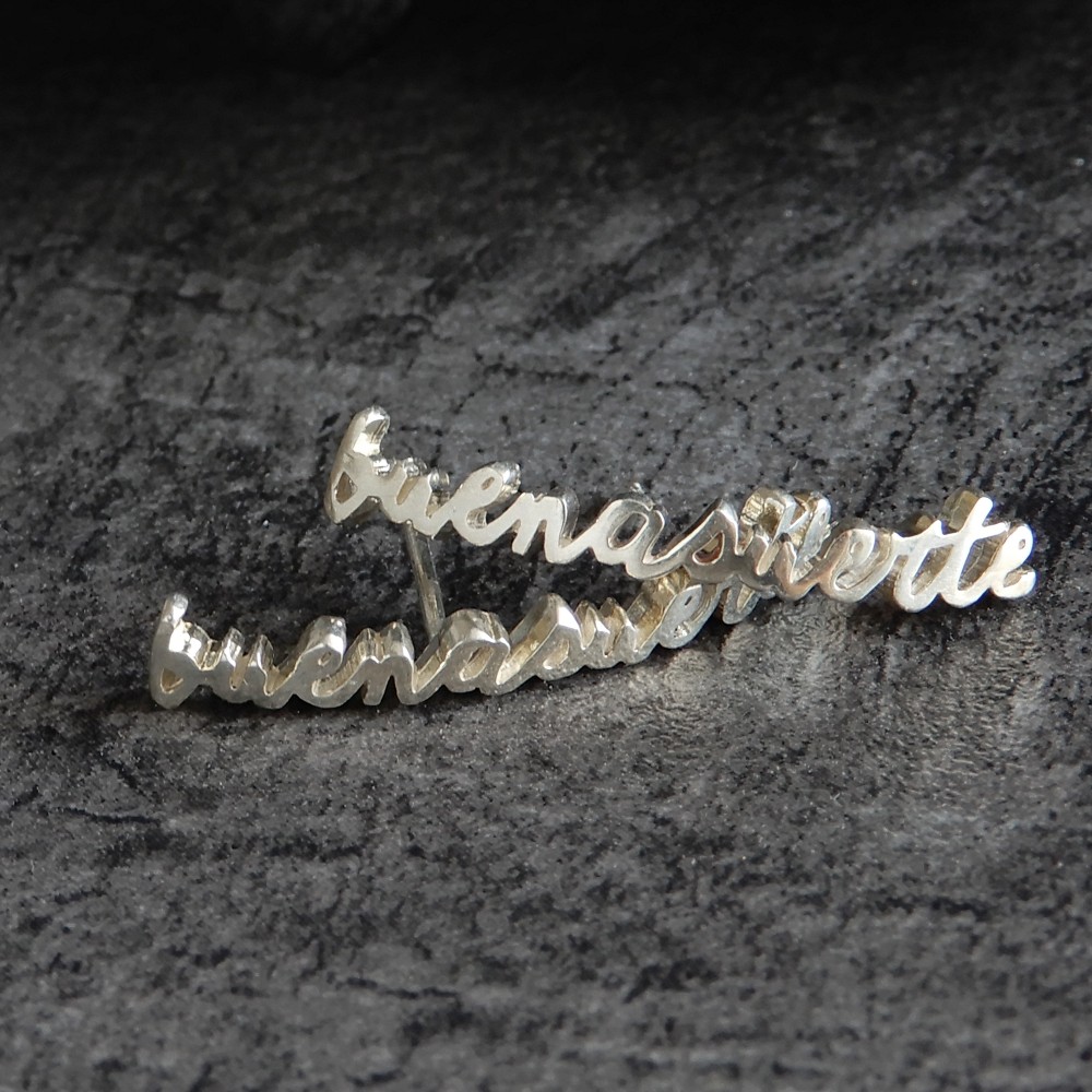 【再販】グッドラックピアス2 / silver　059