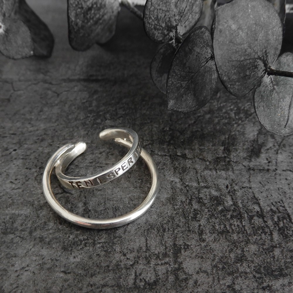 【再販・2WAY】スワッグイヤカフ ダブルライン /silver　C084