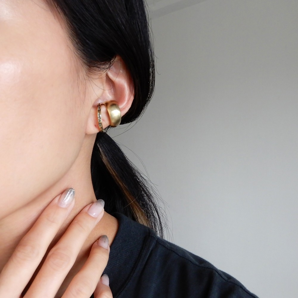 【再販・2WAY】スワッグイヤカフ プランプ / brass　C087 6,512円