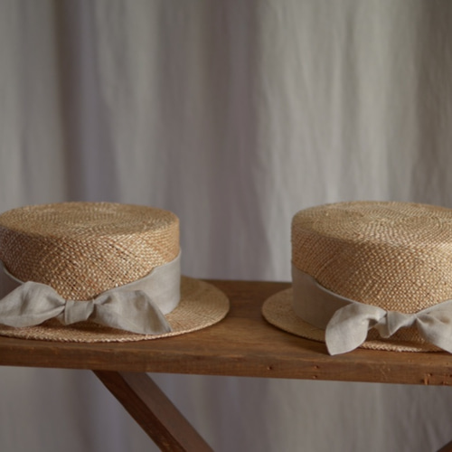 絹麻リボン ハット カワムラ帽子店 通販 7558044｜Creema(クリーマ)