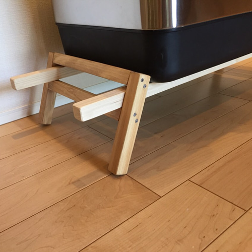 アウトドア用クーラーボックス　収納台　オーダーメイド　アンティーク調 クーラースタンド low type キャンプ＊アウトドア 棚・シェルフ