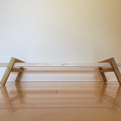 アウトドア用クーラーボックス　収納台　オーダーメイド　アンティーク調 クーラースタンド low type キャンプ＊アウトドア 棚・シェルフ