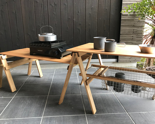 キャンプマニアプロダクト　コンパクトローテーブルM ウォルナット CAMP MANIA PRODUCTS / COMPACT LO TABLE (M) all walnut | CAMP