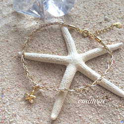 Star Fish Gold&Silver Bracelet 4枚目の画像