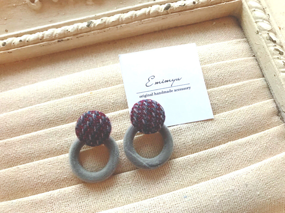 Velours Autumn Round Earring 2枚目の画像