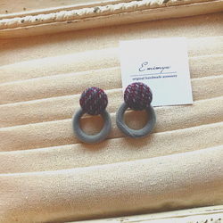 Velours Autumn Round Earring 5枚目の画像