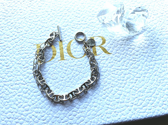 Design Silver Chain Bracelet 4枚目の画像
