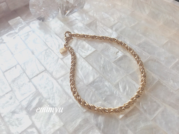 数量限定販売！Gold Chain Bracelet 2枚目の画像