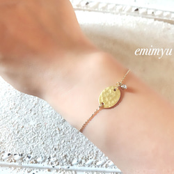 Gold Plate Simple Bracelet 1枚目の画像