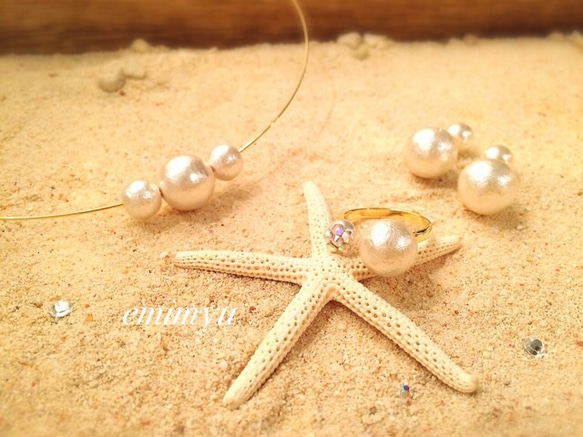 Parent&Child Pearl Ring 3枚目の画像