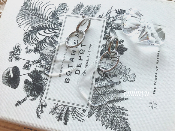 Silver Large Swing Earrings 3枚目の画像