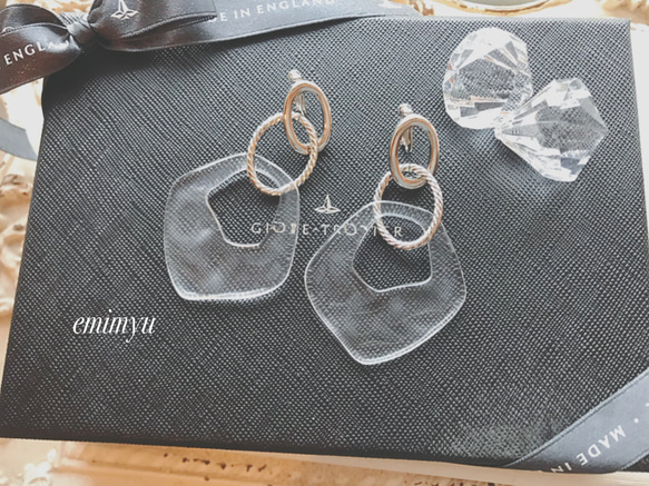 Silver Large Swing Earrings 4枚目の画像