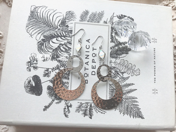 Silver Metal Mirror Pierce/Earring 3枚目の画像