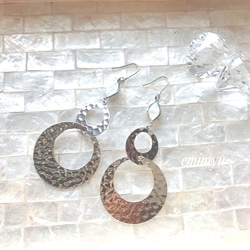 Silver Metal Mirror Pierce/Earring 4枚目の画像