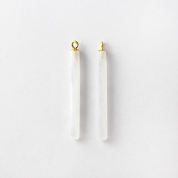 14kgf White Agate Pierce 3枚目の画像