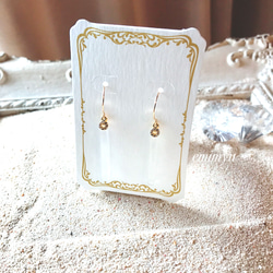 14kgf White Agate Pierce 4枚目の画像