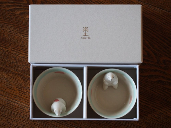 Polar bear's "Kumagoro" Small cup  No.1 + No.2 /Spring ver. 第4張的照片