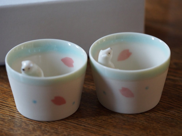 Polar bear's "Kumagoro" Small cup  No.1 + No.2 /Spring ver. 第6張的照片