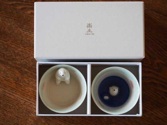 Polar bear's "Kumagoro" Small cup  No.2 + No.3 /Spring ver. 第4張的照片